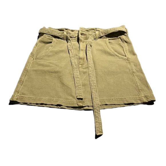 American Eagle Denim Skirt ~ NWT ~ Stretch - Olive Green - size 14 - Picture 3 of 14